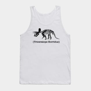 Tricera Fossil in Black Tank Top